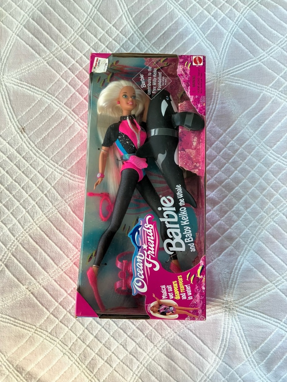 Barbie Ocean Friends Doll with Orca - Pink, Black & Blue Outfit